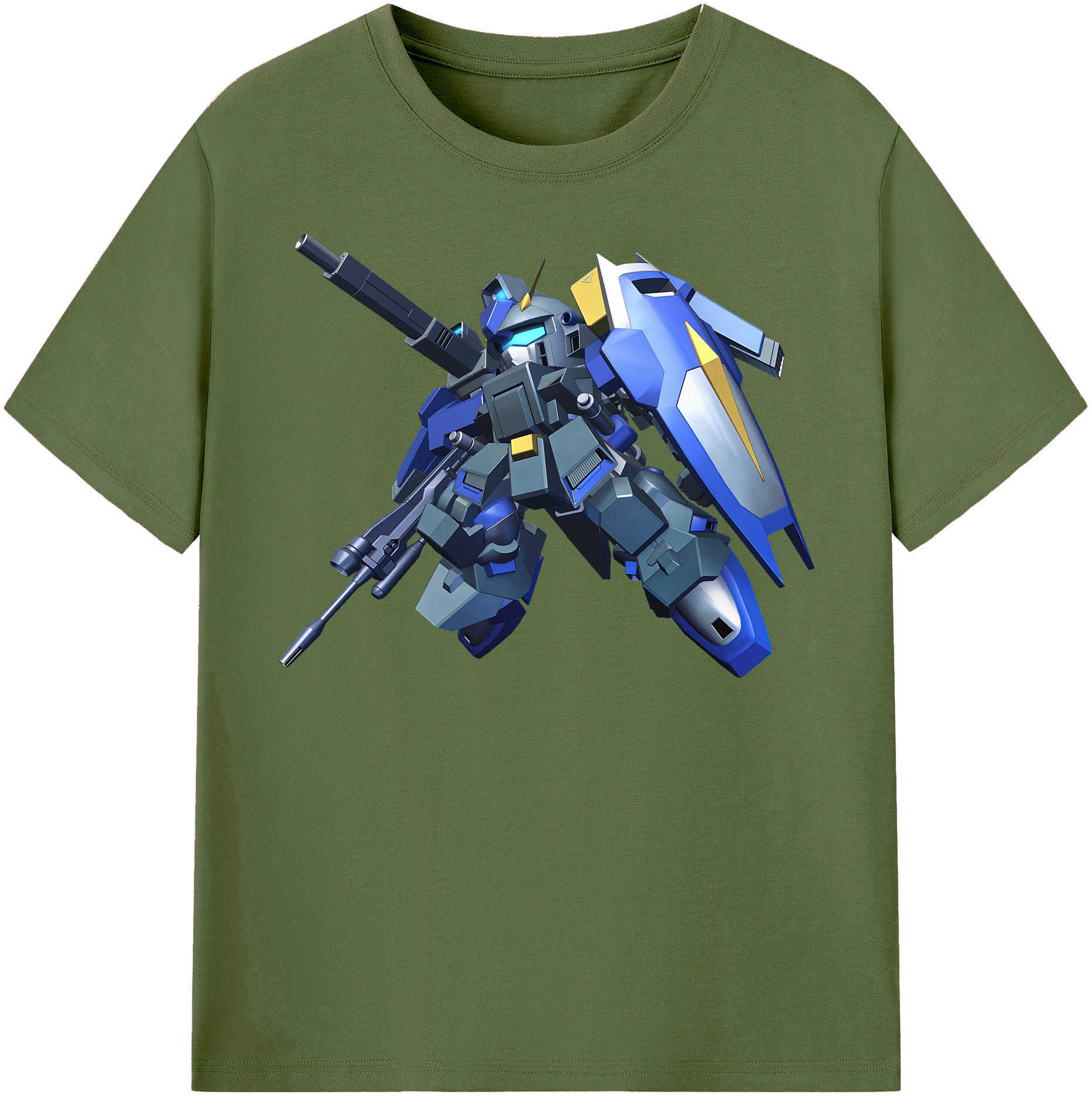 （画像用） 機動戦士ガンダム Mobile Suit Gundam 綿100％半袖Tシャツ（フロントプリント）